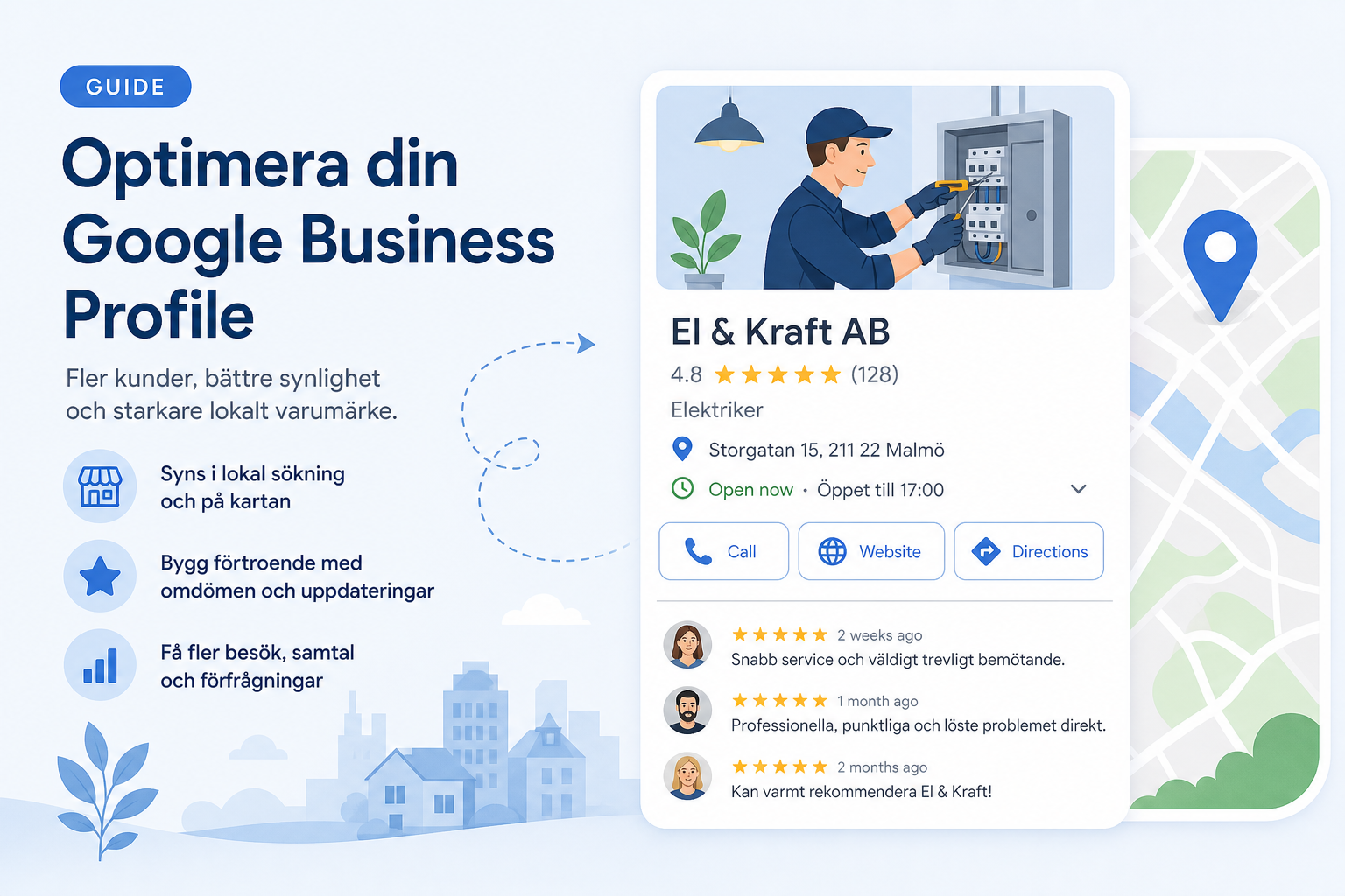 Google Business Profile: optimera profilen för bättre lokal synlighet