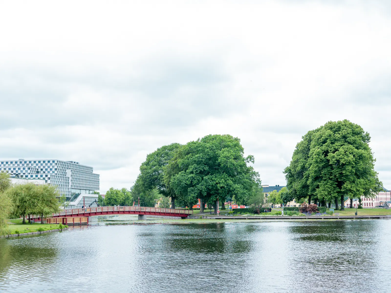 Stadsmiljö vid Eskilstunaån