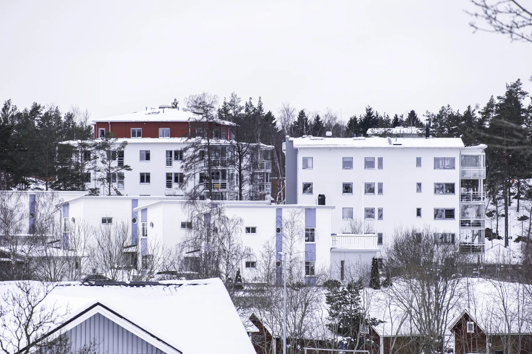 Bostadshus i vintriga Oxelösund